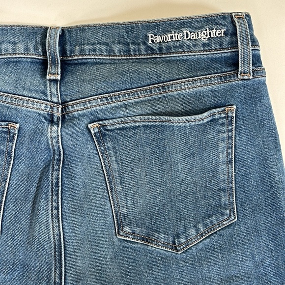 FAVORITE DAUGHTER The Erin High Rise Slim Straight Jeans Size 32 Inseam 27” EUC - Picture 9 of 13